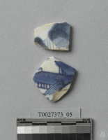 景德鎮窯青花瓷腹片